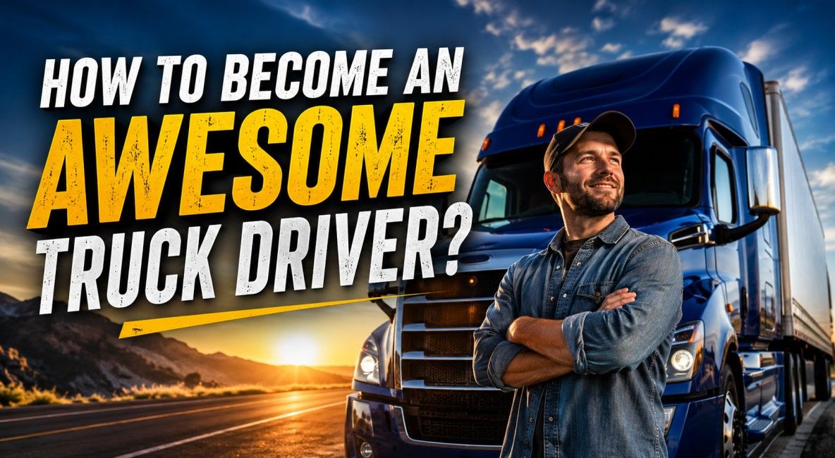How to Become an Awesome Truck Driver?